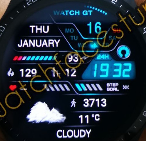 华为Huawei Watch GT/GT 2 46mm GT / GT 2 46mm手表表盘