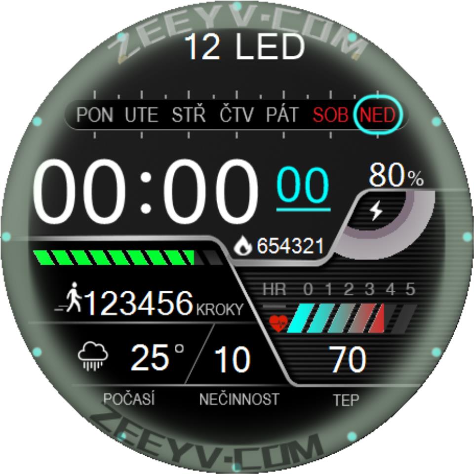 华为Huawei Watch GT/GT 2 46mm GT / GT 2 46mm手表表盘