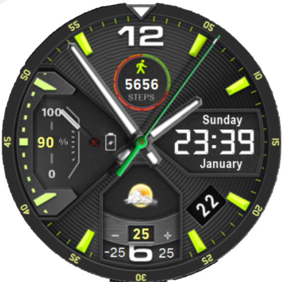 华为Huawei Watch GT/GT 2 46mm GT / GT 2 46mm手表表盘