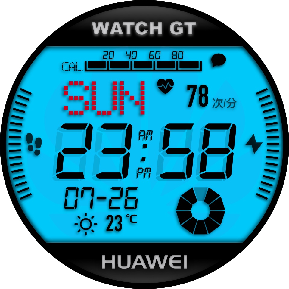 华为Huawei Watch GT/GT 2 46mm GT / GT 2 46mm手表表盘