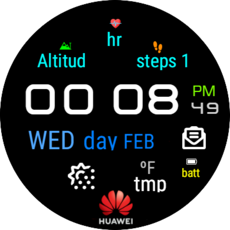 华为Huawei Watch GT 2 42mm手表表盘