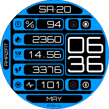 华米跃我Amazfit Verge Lite手表表盘