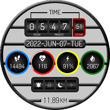 华米跃我Amazfit Verge Lite手表表盘