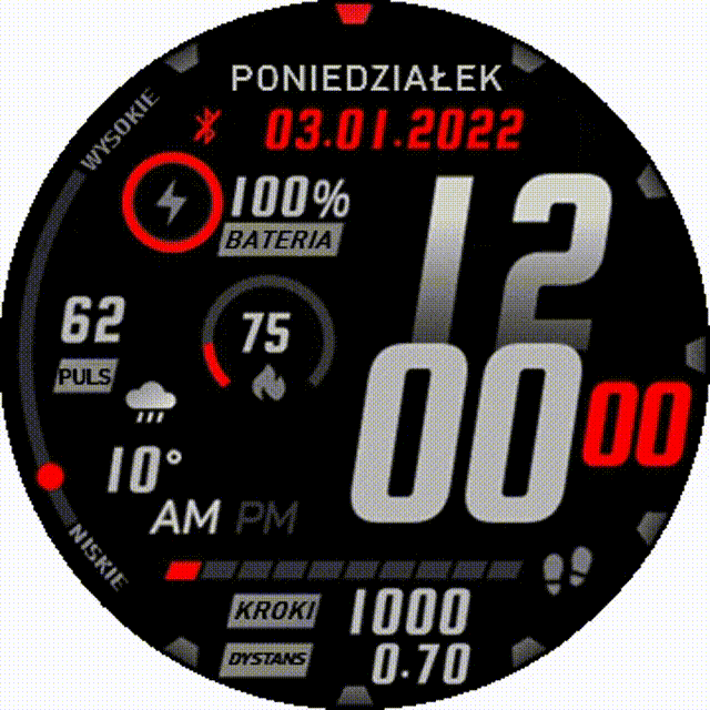 华米跃我Amazfit Verge Lite手表表盘