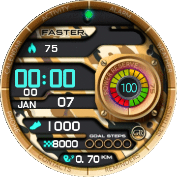 华米跃我Amazfit Verge Lite手表表盘