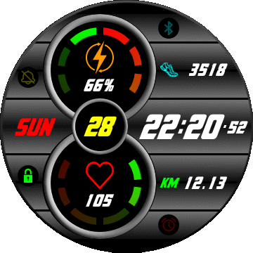 华米跃我Amazfit Verge Lite手表表盘
