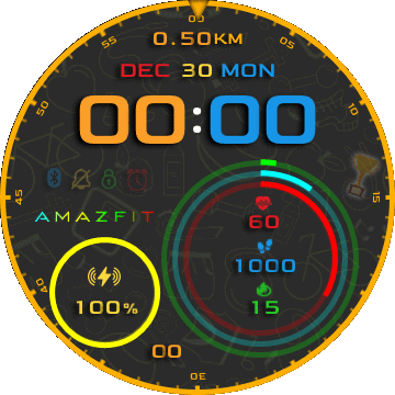 华米跃我Amazfit Verge Lite手表表盘