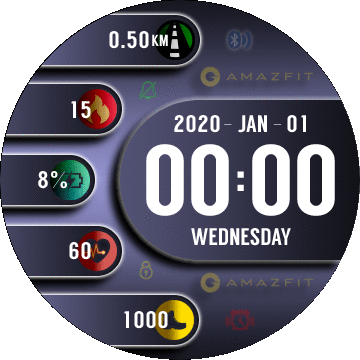 华米跃我Amazfit Verge Lite手表表盘