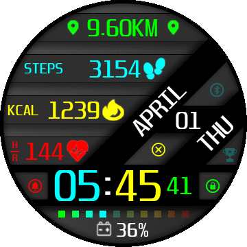 华米跃我Amazfit Verge Lite手表表盘