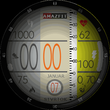 华米跃我Amazfit Verge Lite手表表盘