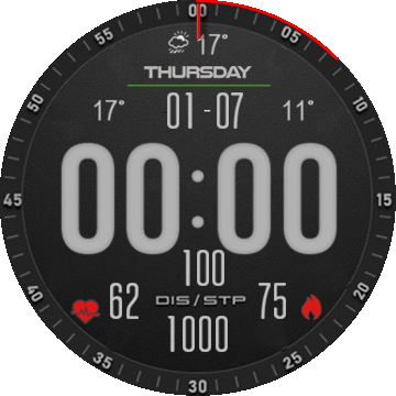 华米跃我Amazfit Verge Lite手表表盘