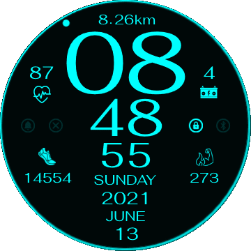 华米跃我Amazfit Verge Lite手表表盘