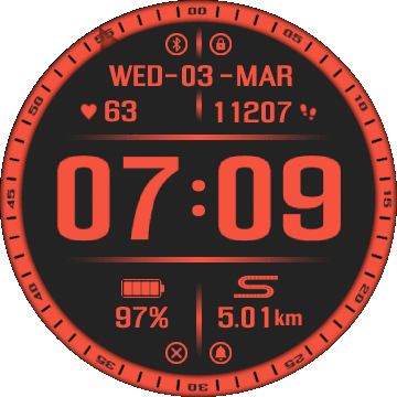 华米跃我Amazfit Verge Lite手表表盘
