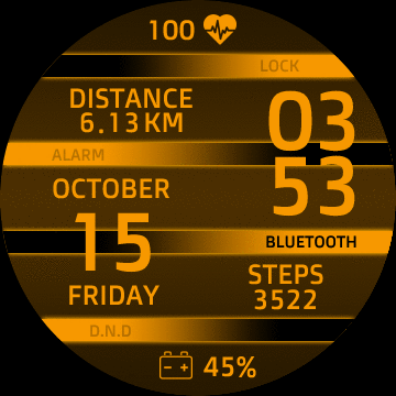 华米跃我Amazfit Verge Lite手表表盘