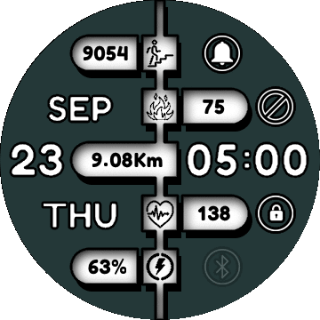 华米跃我Amazfit Verge Lite手表表盘