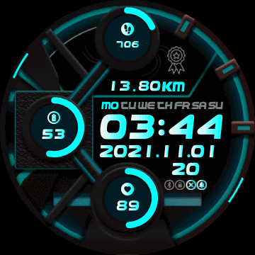 华米跃我Amazfit Verge Lite手表表盘