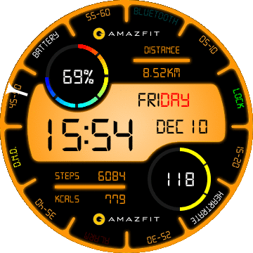 华米跃我Amazfit Verge Lite手表表盘