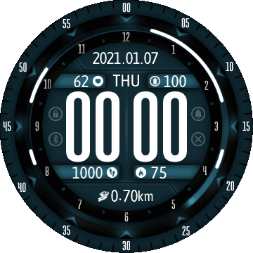 华米跃我Amazfit Verge Lite手表表盘