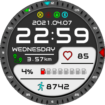 华米跃我Amazfit Verge Lite手表表盘