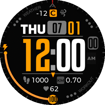 华米跃我Amazfit Verge Lite手表表盘