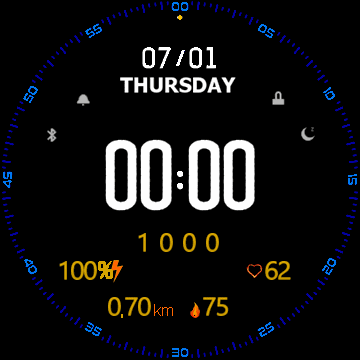 华米跃我Amazfit Verge Lite手表表盘