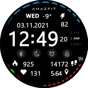 华米跃我Amazfit Verge Lite手表表盘