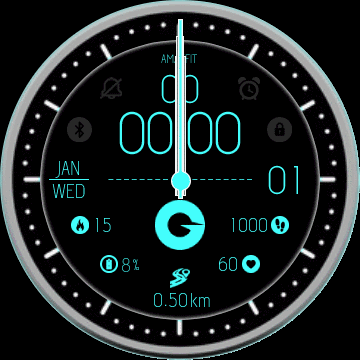 华米跃我Amazfit Verge Lite手表表盘