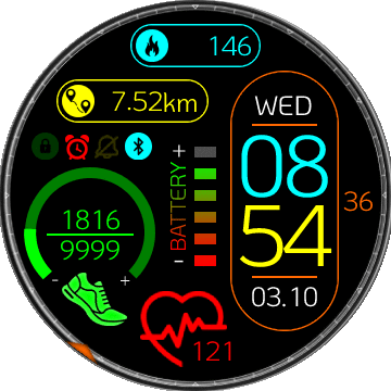 华米跃我Amazfit Verge Lite手表表盘