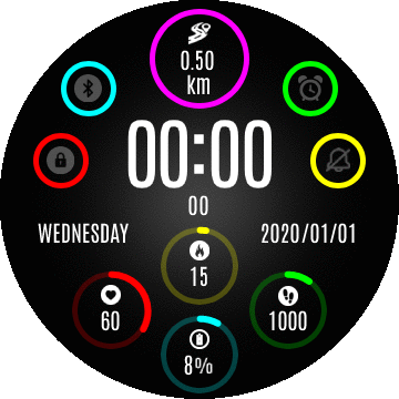 华米跃我Amazfit Verge Lite手表表盘