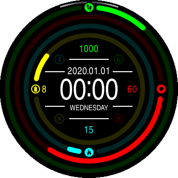 华米跃我Amazfit Verge Lite手表表盘