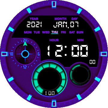 华米跃我Amazfit Verge Lite手表表盘