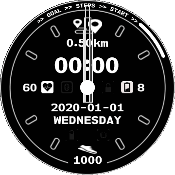 华米跃我Amazfit Verge Lite手表表盘
