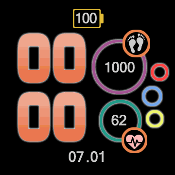 华米跃我Amazfit Verge Lite手表表盘