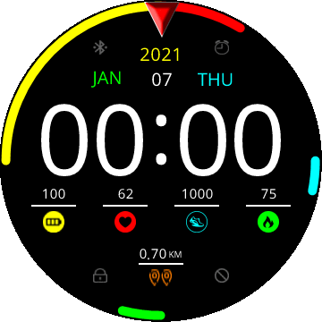 华米跃我Amazfit Verge Lite手表表盘