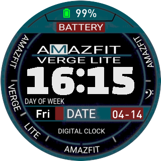 华米跃我Amazfit Verge Lite手表表盘