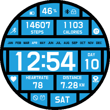 华米跃我Amazfit Verge Lite手表表盘