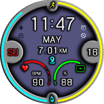 华米跃我Amazfit Verge Lite手表表盘
