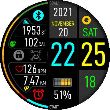 华米跃我Amazfit Verge Lite手表表盘