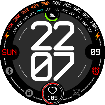 华米跃我Amazfit Verge Lite手表表盘