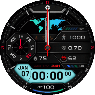 华米跃我Amazfit Verge Lite手表表盘