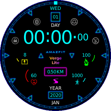 华米跃我Amazfit Verge Lite手表表盘