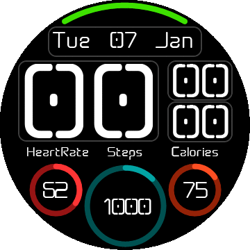 华米跃我Amazfit Verge Lite手表表盘