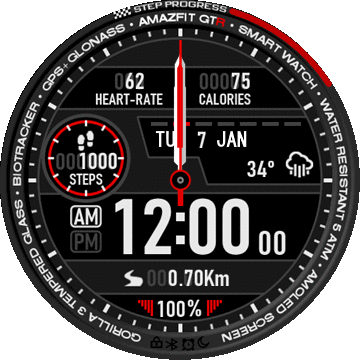华米跃我Amazfit Verge Lite手表表盘