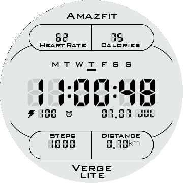 华米跃我Amazfit Verge Lite手表表盘