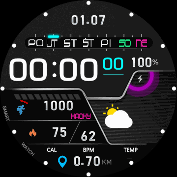 华米跃我Amazfit Verge Lite手表表盘