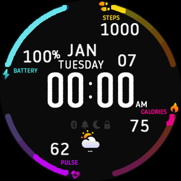 华米跃我Amazfit Verge Lite手表表盘