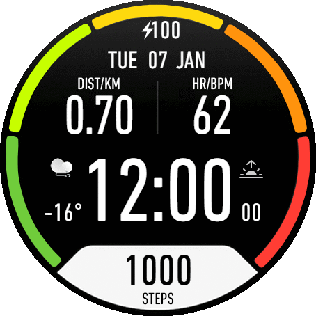 华米跃我Amazfit Verge Lite手表表盘