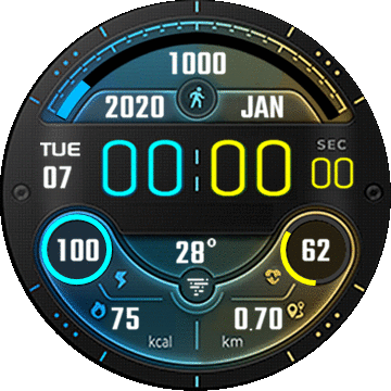 华米跃我Amazfit Verge Lite手表表盘