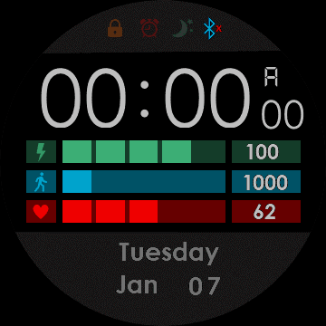 华米跃我Amazfit Verge Lite手表表盘