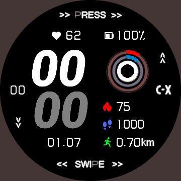 华米跃我Amazfit Verge Lite手表表盘
